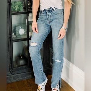 Good American Good Boy Button Fly jeans.  Size 4